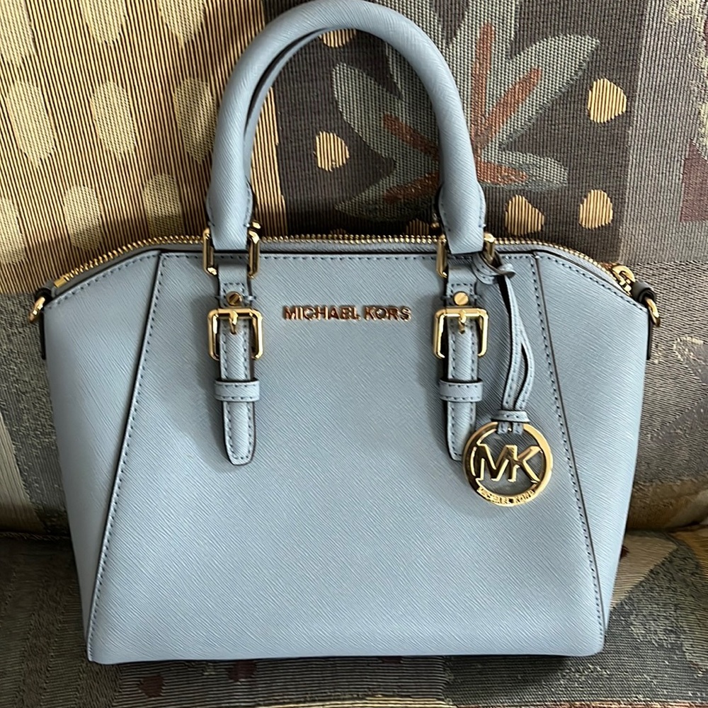 Michael Kors Blue Satchel